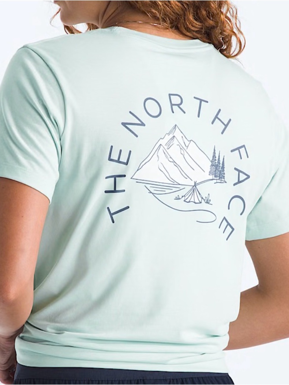 The North Face Monte Regular Graphic Tee Opal Frost Mint Green Small